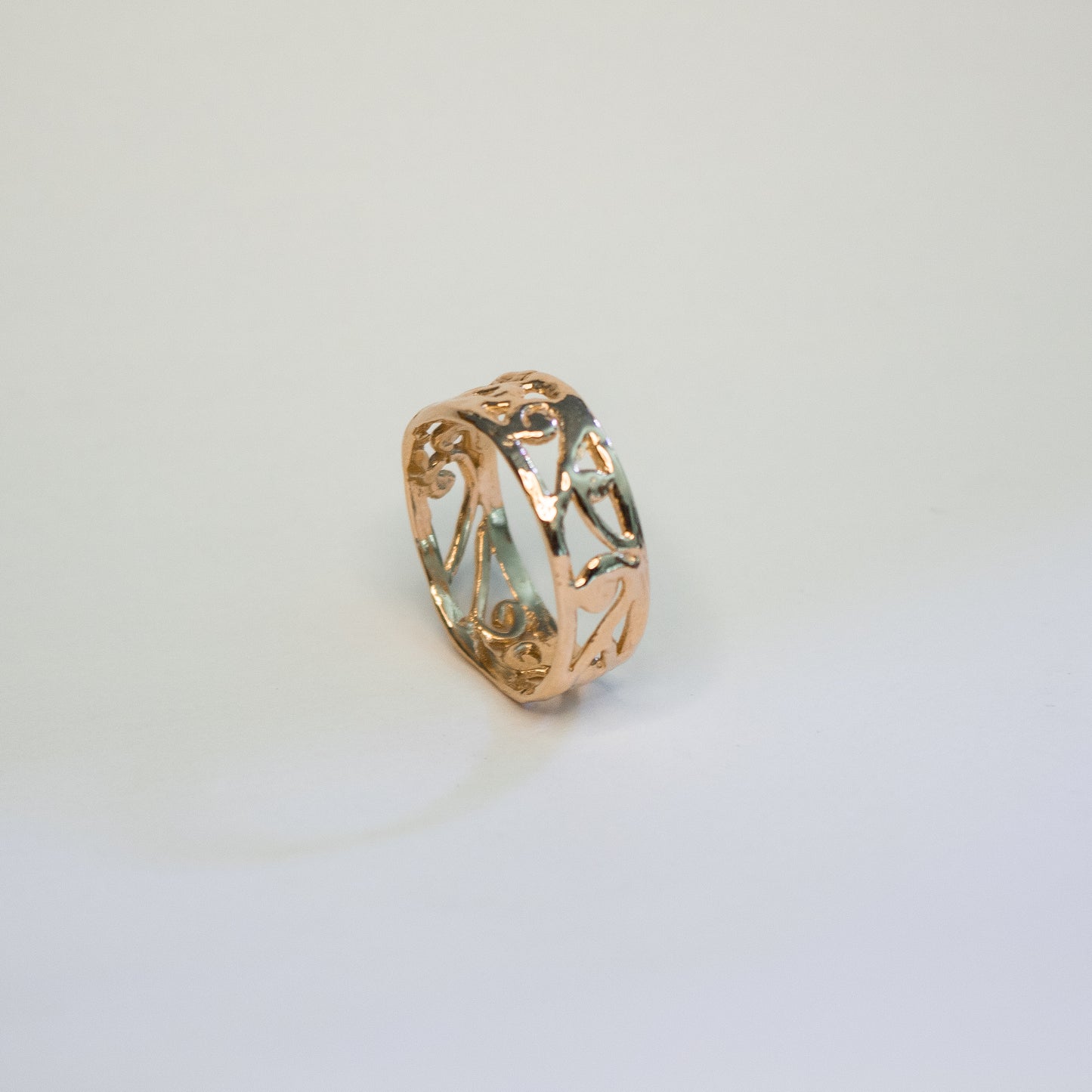 Solid Gold Air Ring