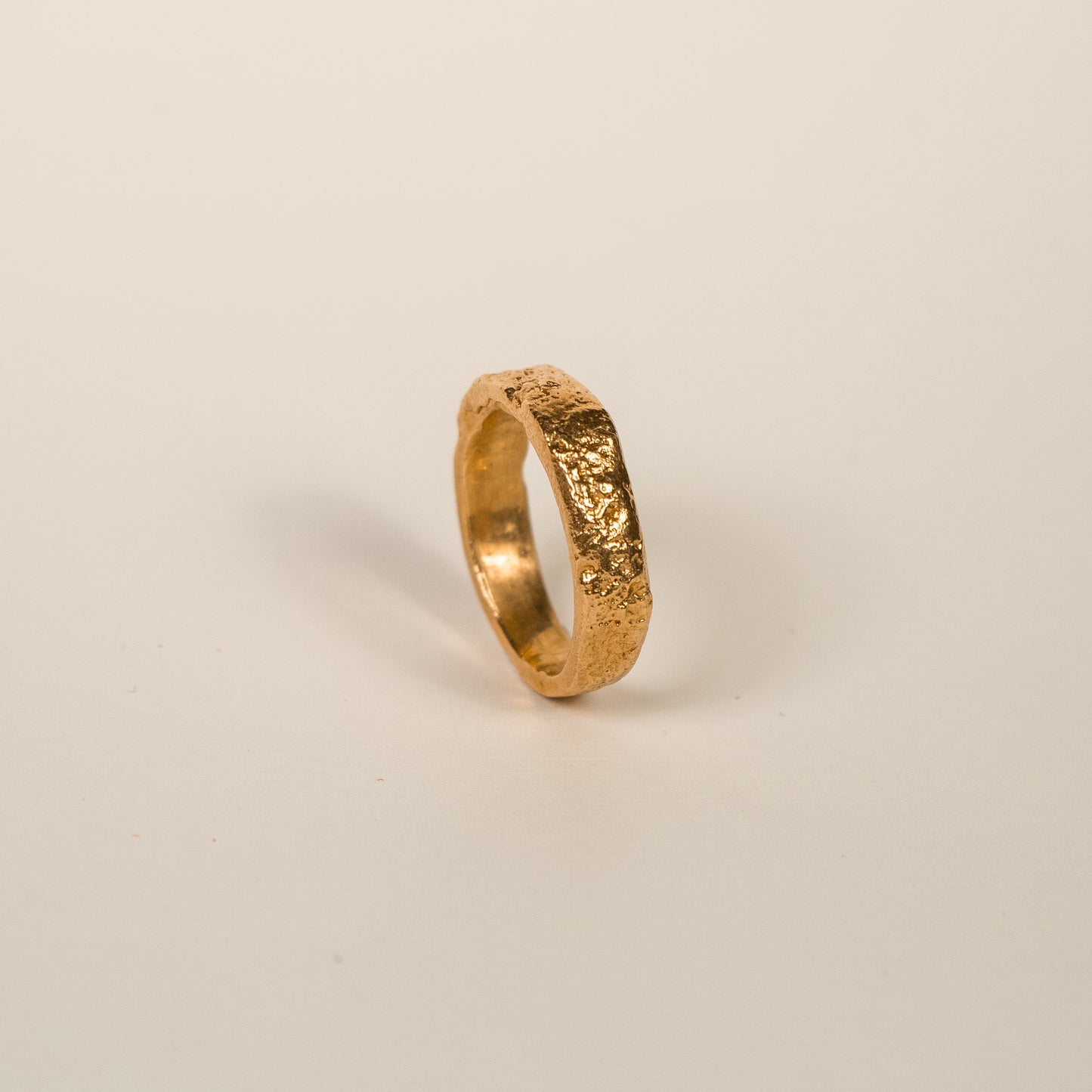 Gold Plated Earth Ring