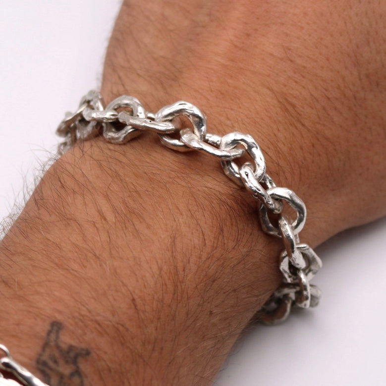 Handmade Organic Chain Bracelet