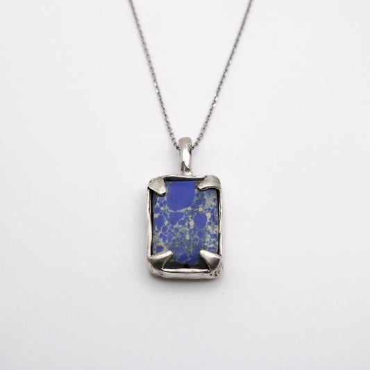 Handmade Sterling Silver Lapis Lazuli Necklace