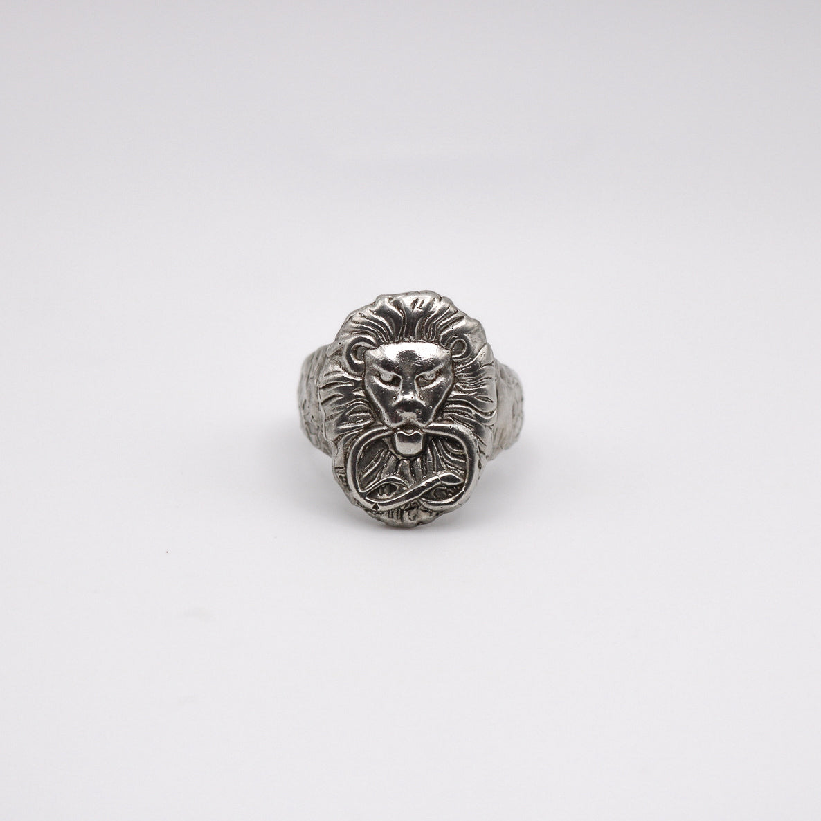 Handmade 925 Sterling Silver Lion Ring