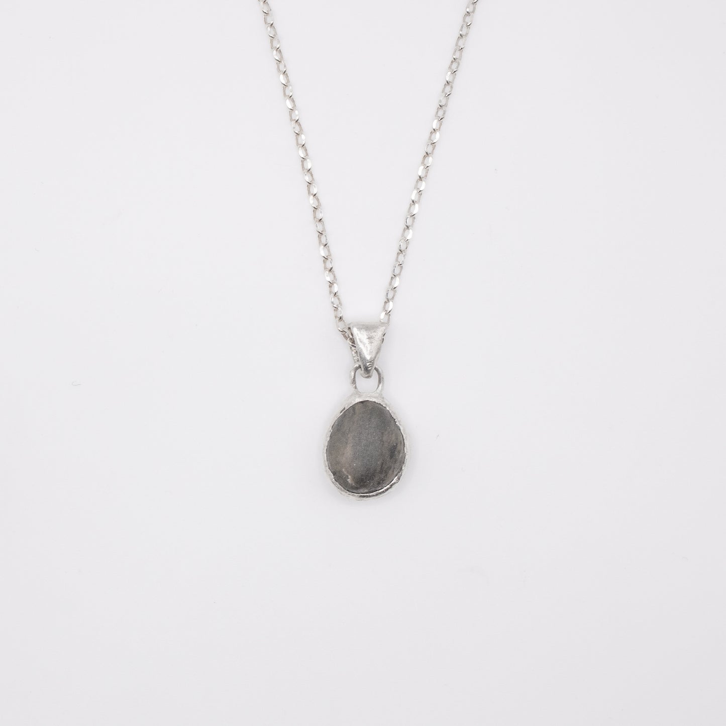 Black Pebble Necklace
