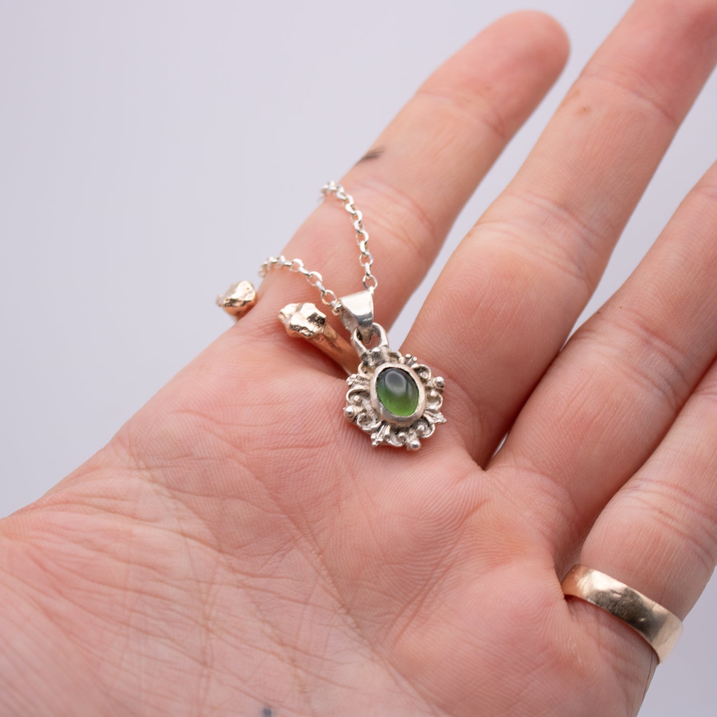Ornate Cabachon Necklace