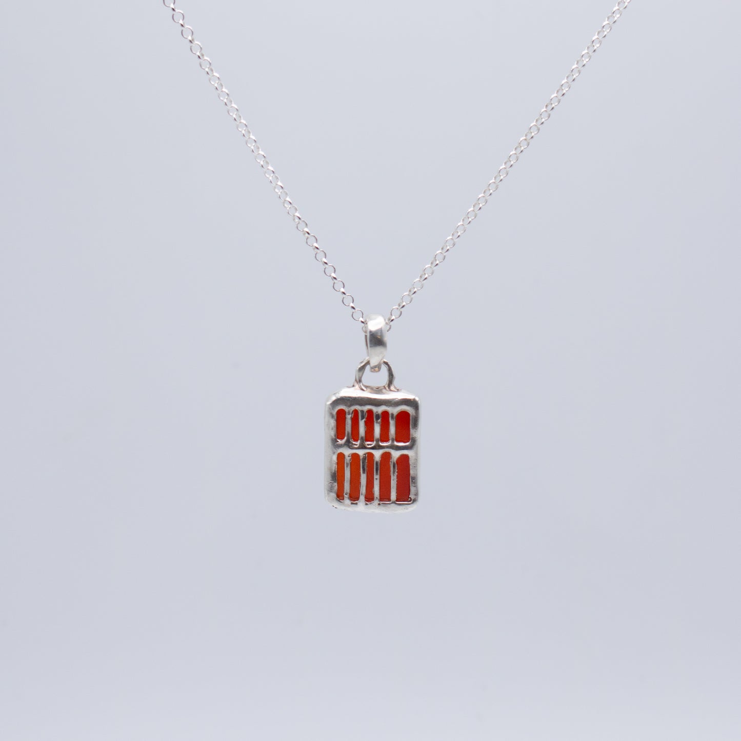 Carnelian Window Necklace