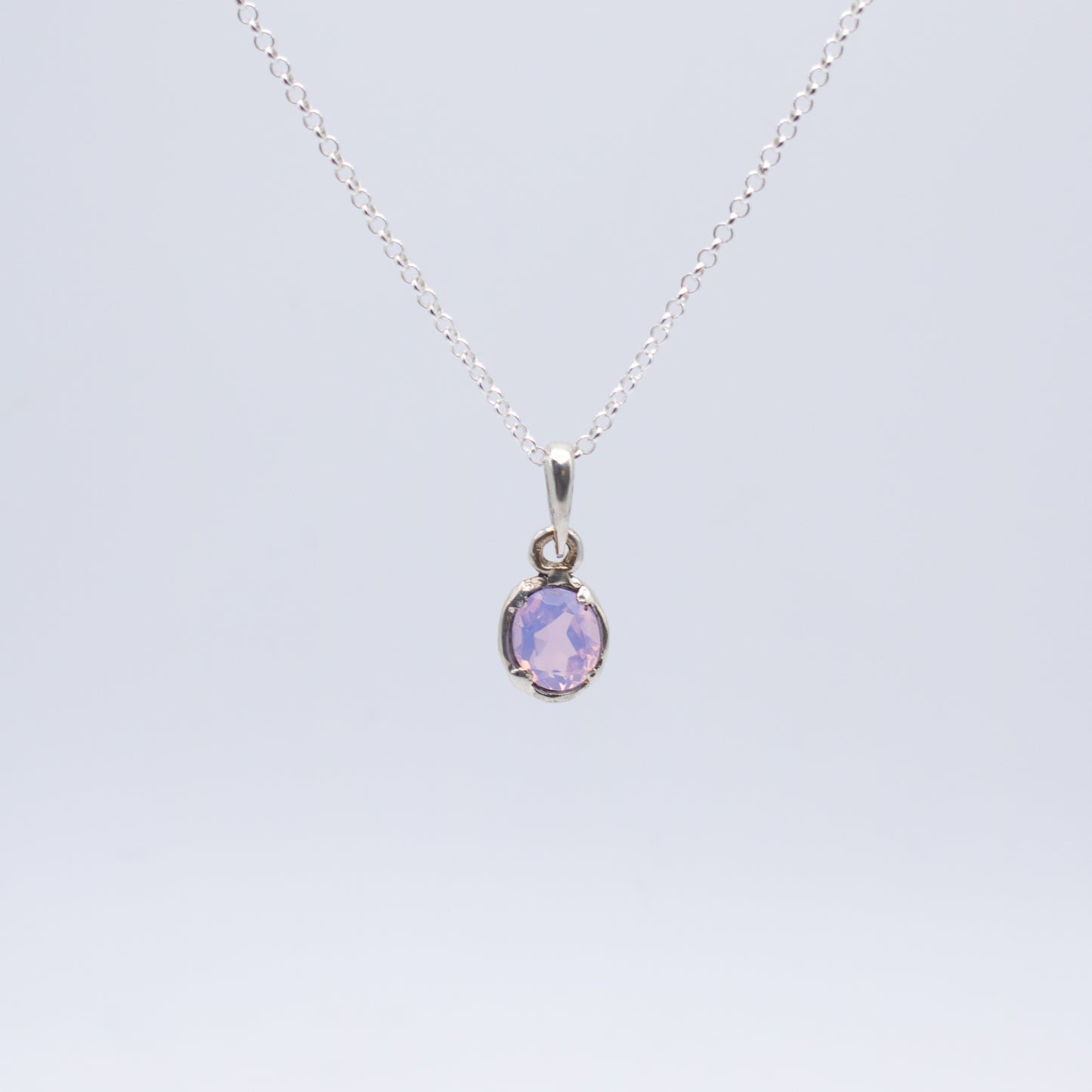 Lavendar Quartz Necklace