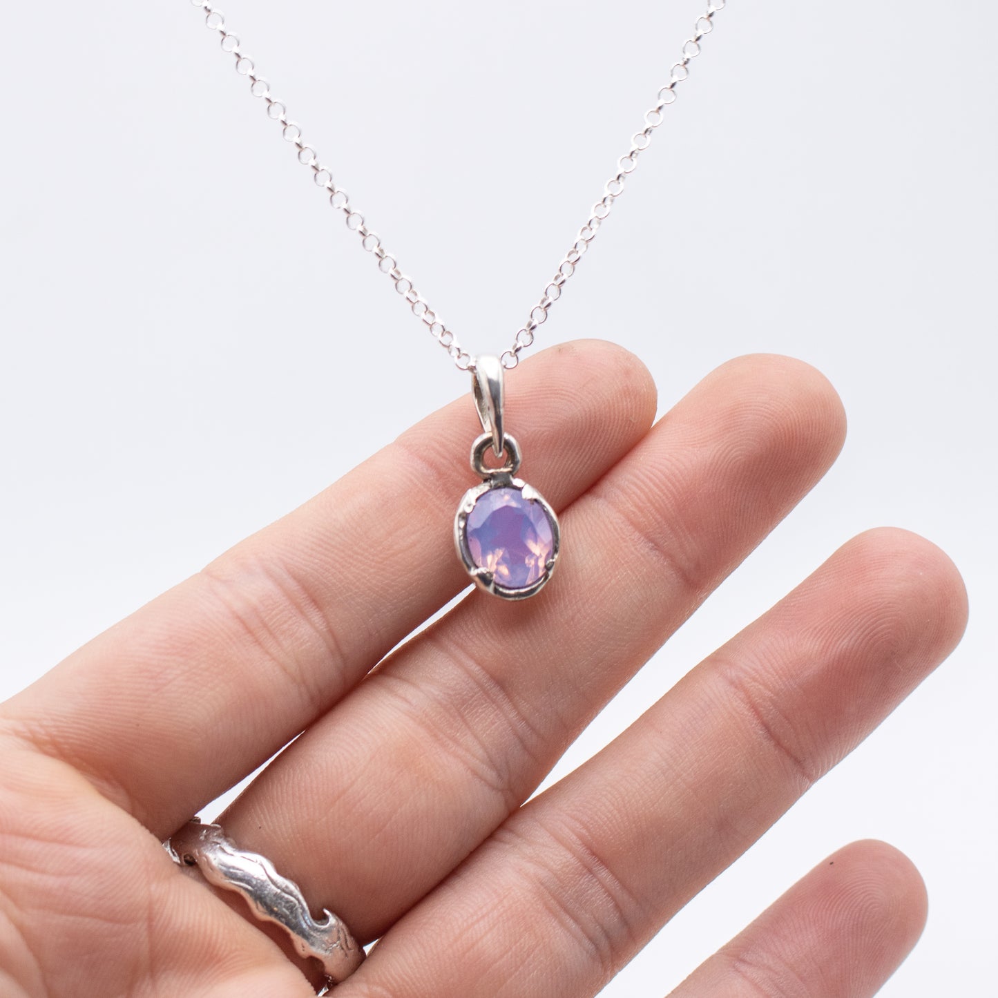 Lavendar Quartz Necklace