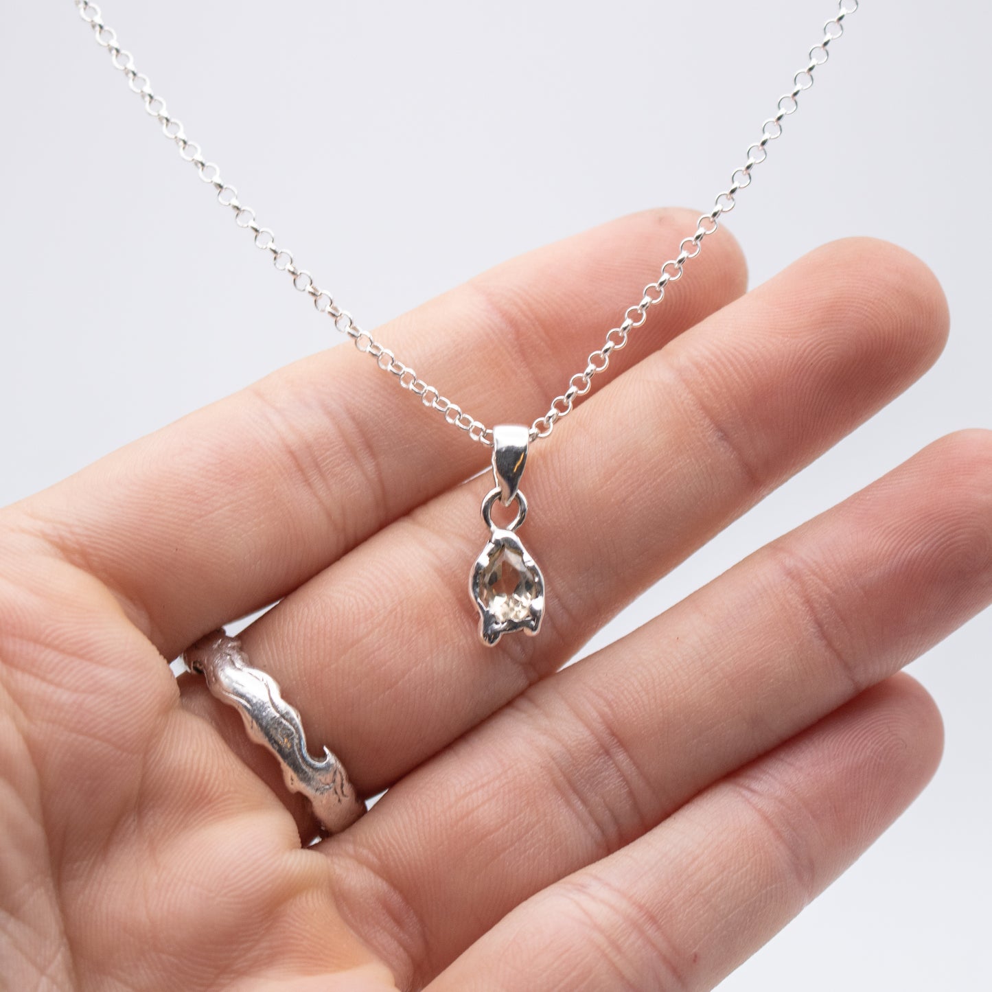 Molten Citrine Necklace
