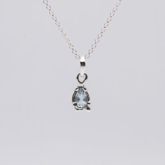 Molten Aquamarine Necklace