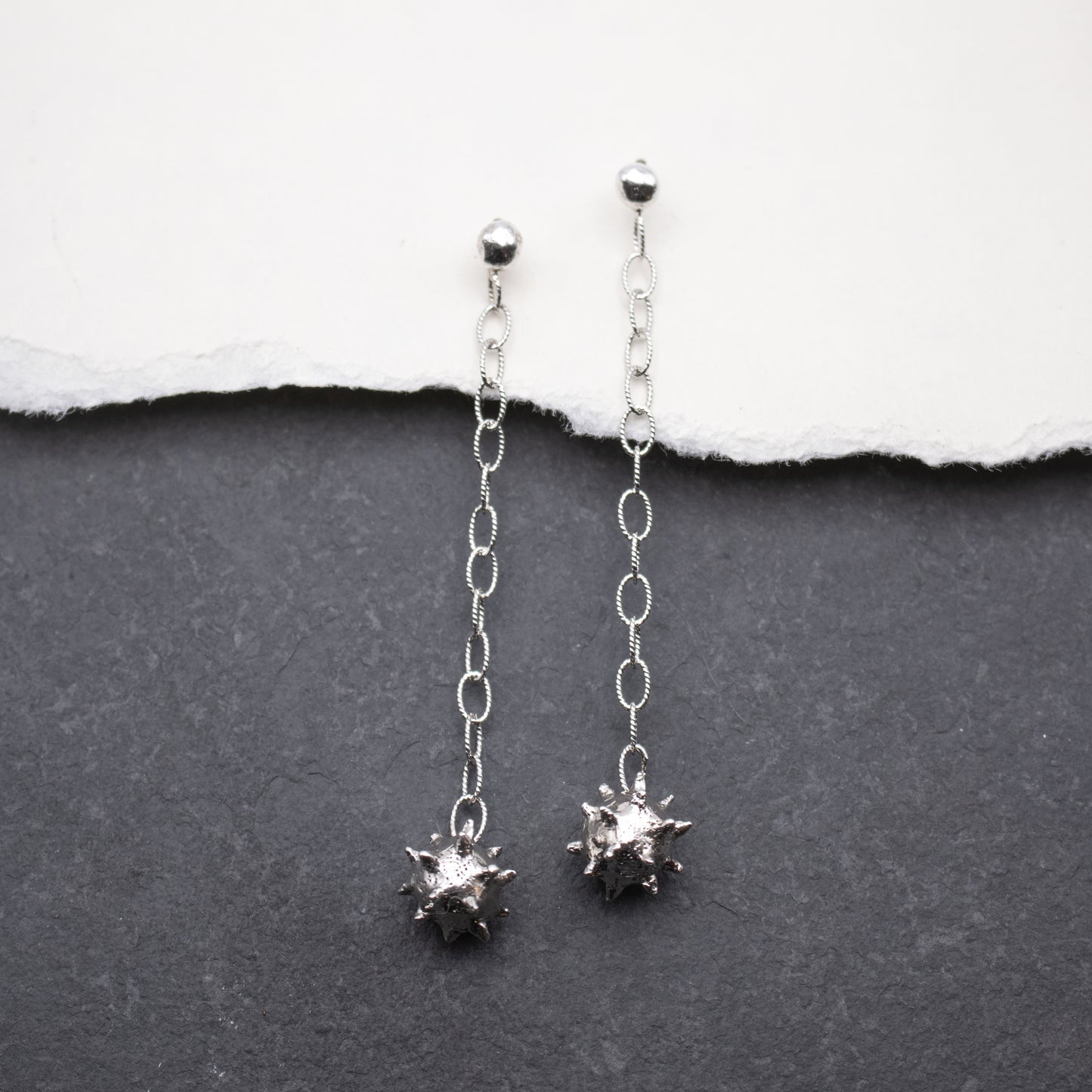 Ball and Chain Earrings