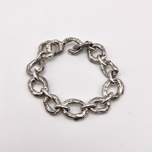 Handmade Half Organic Chain Bracelet