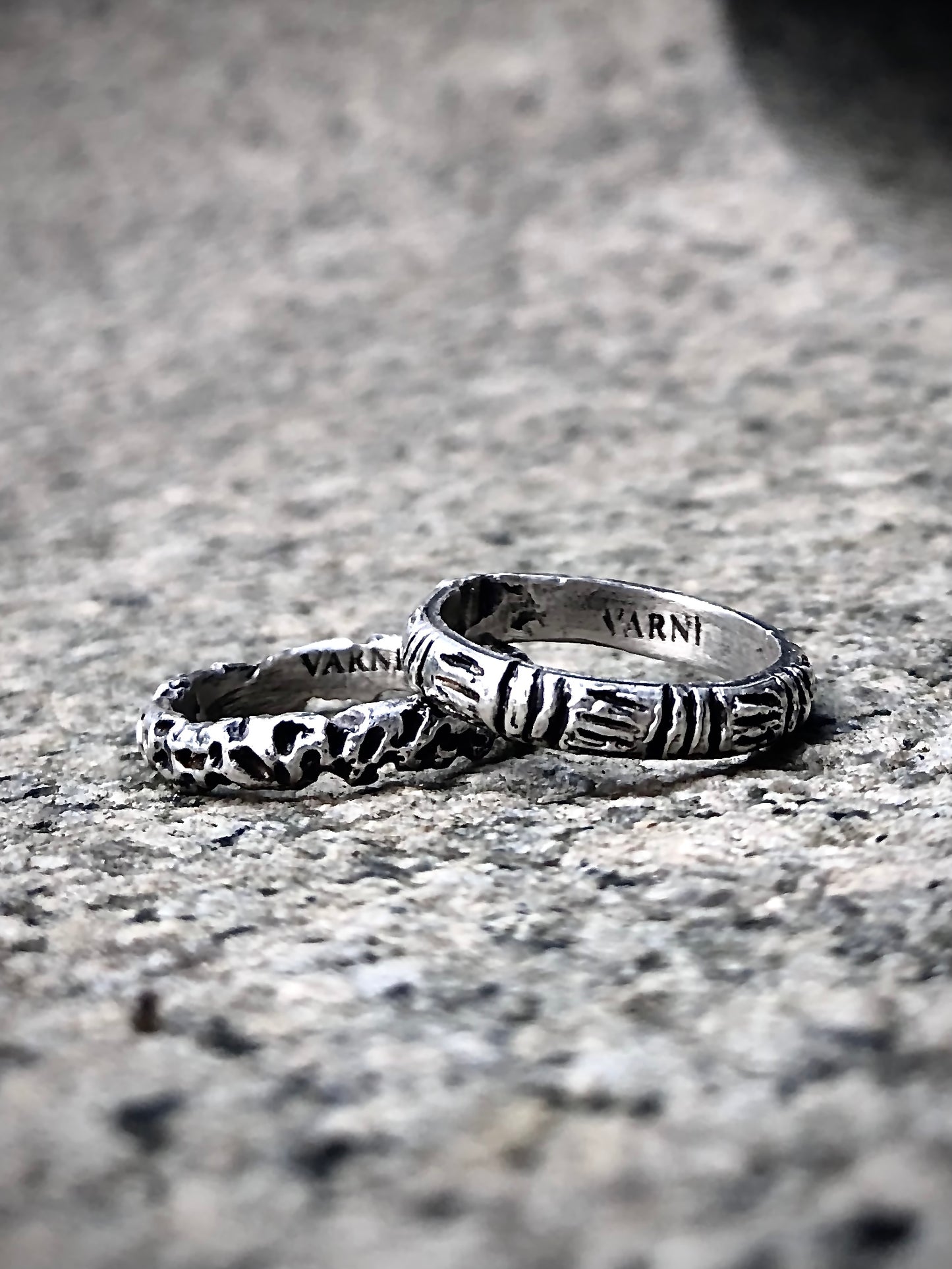 Handmade 925 Sterling Silver Lava Band Ring