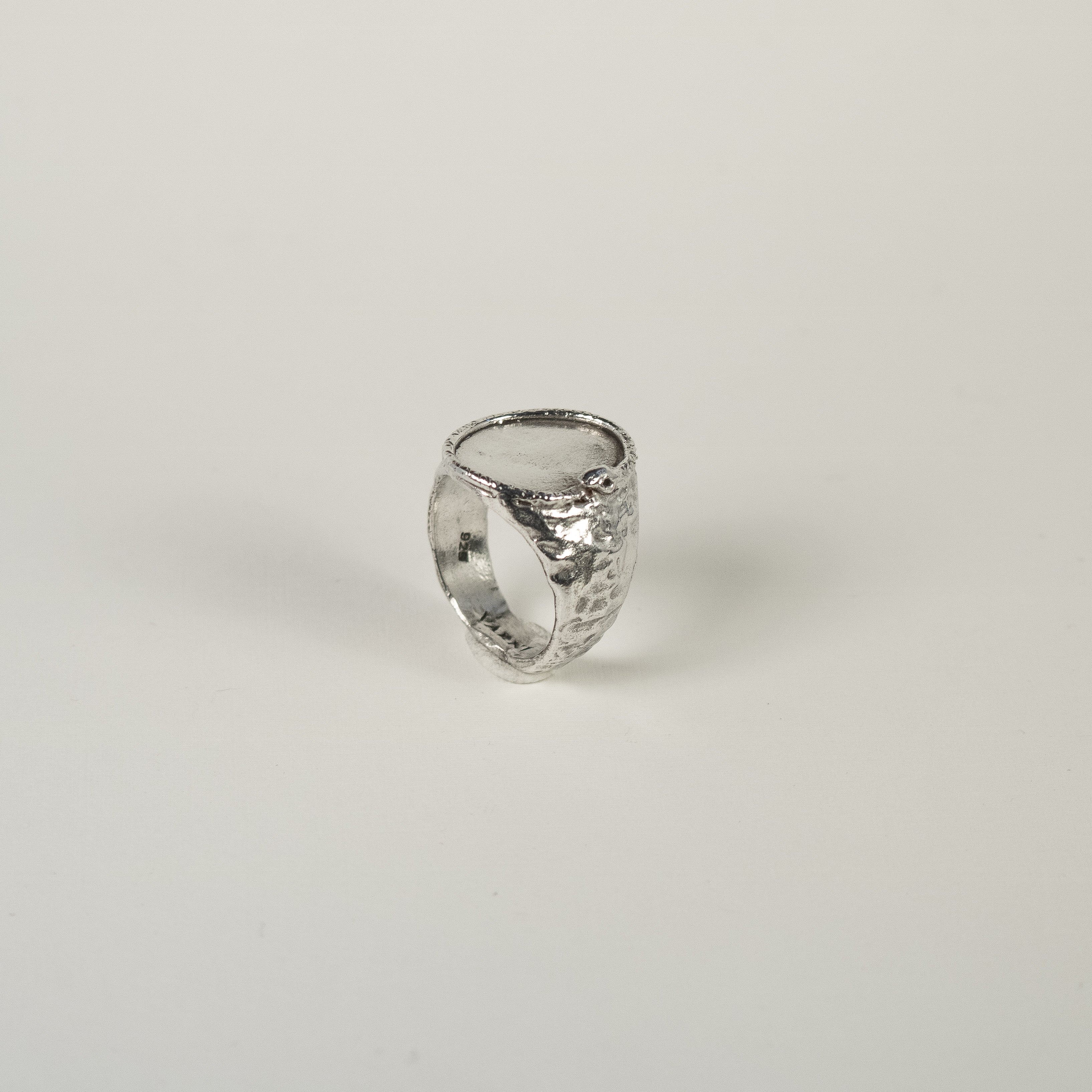 Handmade 925 Sterling Silver Medusa’s Mirror Signet Ring