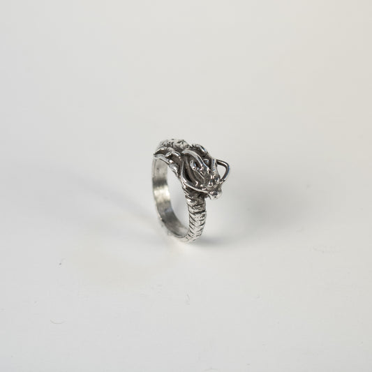 Handmade 925 Sterling Silver Kata Dragon Ring