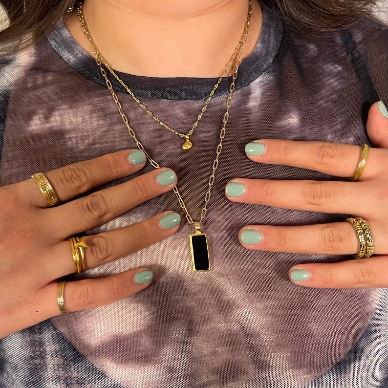 Handmade Onyx Necklace