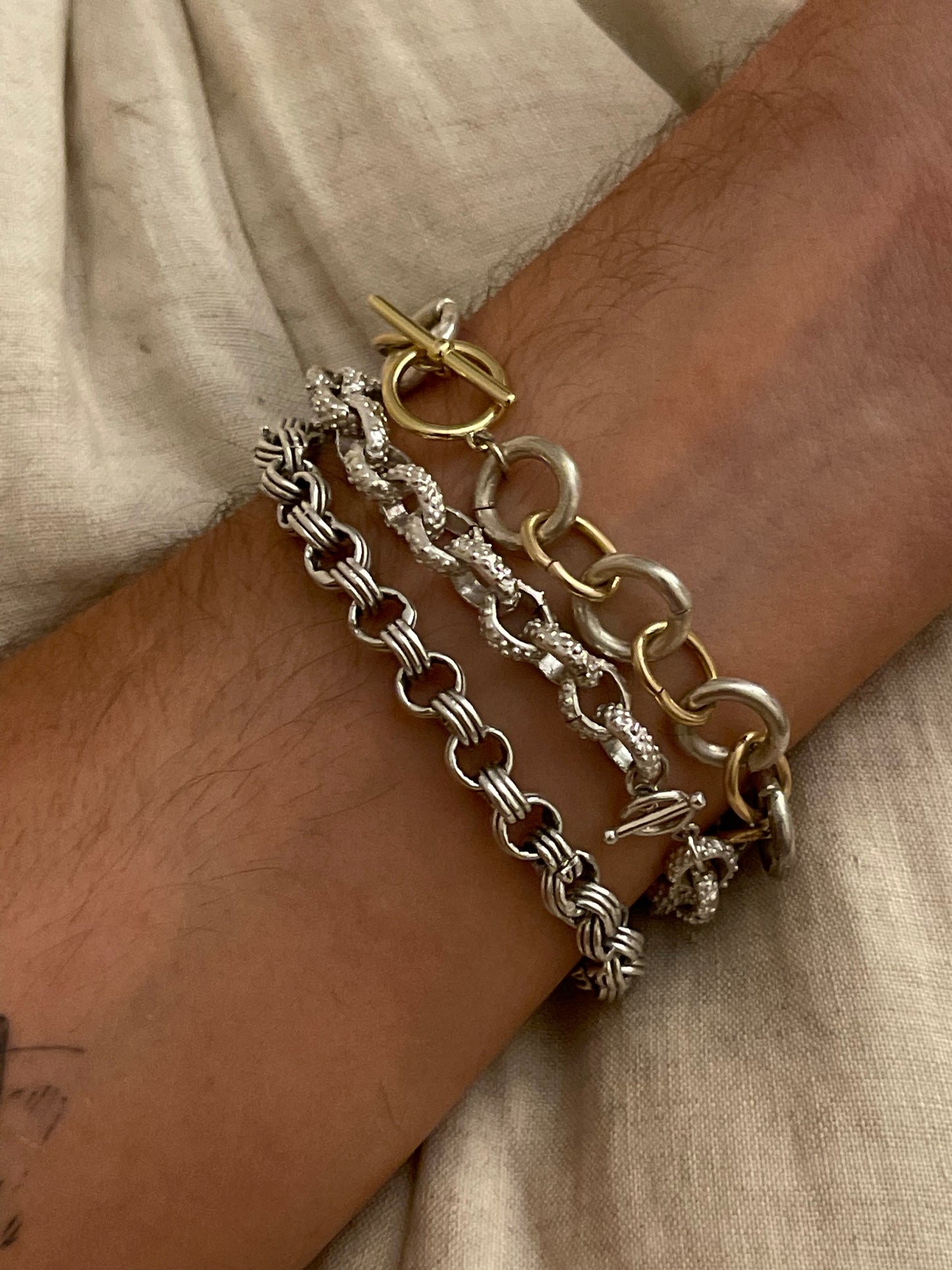 Handmade Dotted Chain Bracelet